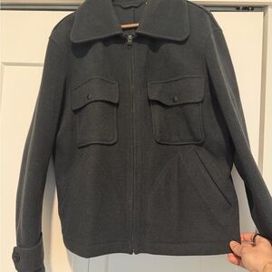Uniqlo Dark Charcoal Military-Style Field Jacket